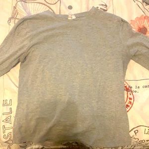 Long sleeve grey shirt